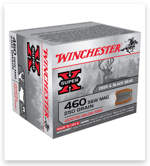 Winchester SUPER-X HANDGUN 460 S&W Ammo 250 grain