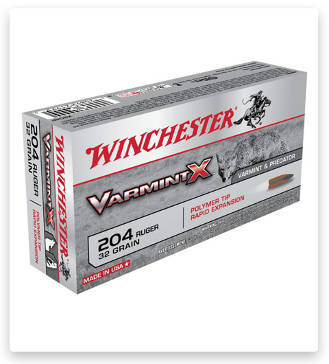 Winchester VARMINT X RIFLE 204 Ruger Ammo 32 grain