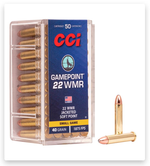 CCI Gamepoint 22 Winchester Magnum Rimfire Ammo 40 grain