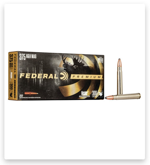 Federal Premium VITAL-SHOK 375 H&H Magnum Ammo 300 grain