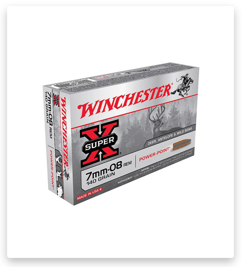 Winchester Super-X Rifle 7mm-08 Remington Ammo 140 Grain