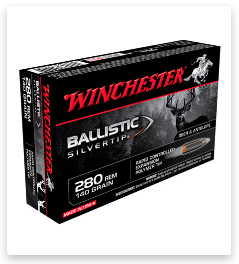Winchester BALLISTIC SILVERTIP 280 Remington Ammo 140 grain