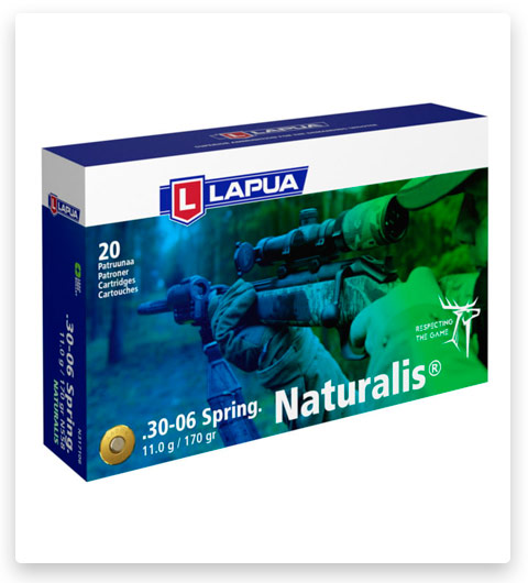 Lapua Naturalis 30-06 Springfield Ammo 170 grain