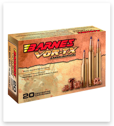 Barnes Vor-Tx 300 Remington Ultra Magnum Ammo 165 grain
