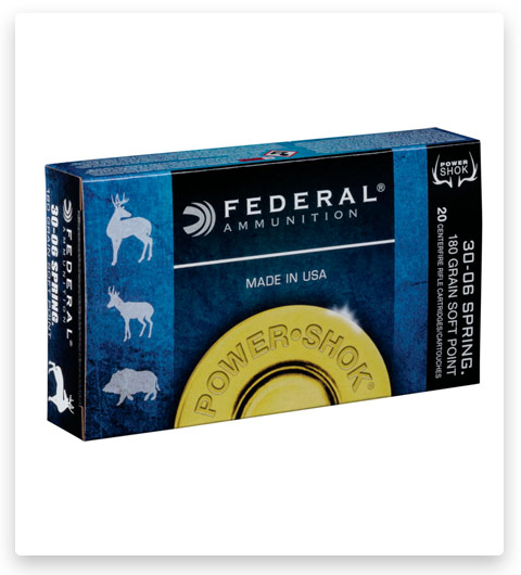 Federal Premium Power-Shok 30-06 Springfield Ammo 180 grain