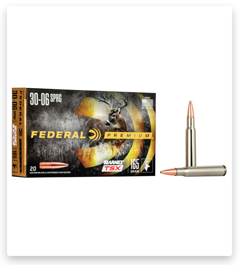 Federal Premium BARNES TSX 30-06 Springfield Ammo 165 grain