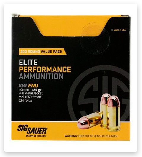 Sig Sauer Value Packs 10mm Auto Ammo 180 grain