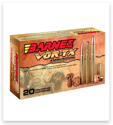 Barnes Vor-Tx Safari Centerfire 416 Remington Magnum Ammo 400 grain