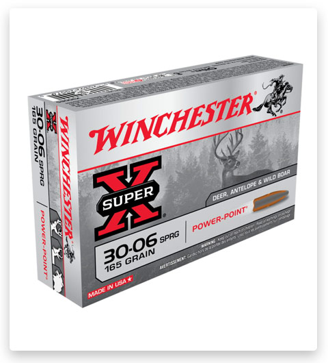 Winchester SUPER-X RIFLE 30-06 Springfield Ammo 165 grain