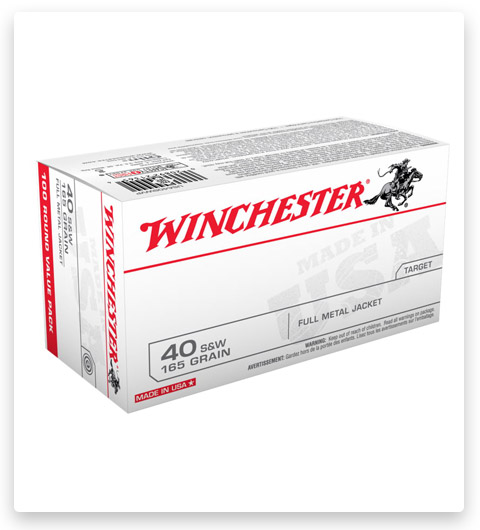 Winchester USA HANDGUN .40 S&W Brass Ammunition