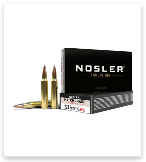 Nosler Match Grade .223 Remington Brass Ammunition