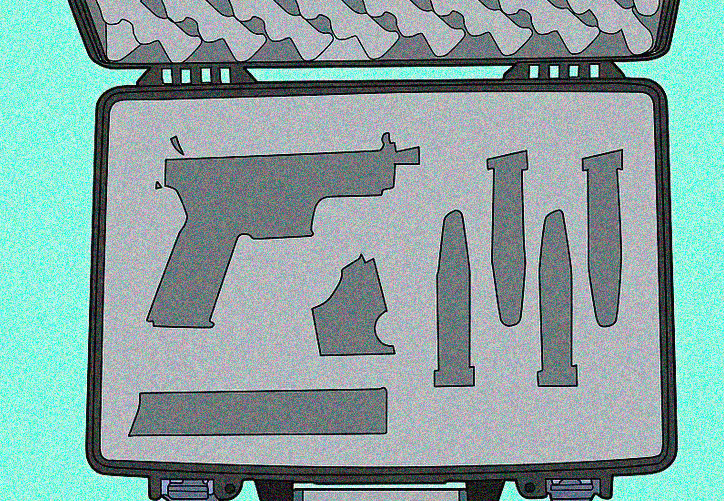How to travel on plane with hand gun?