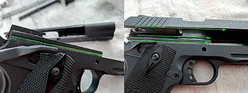 How to make a pistol slide easier?