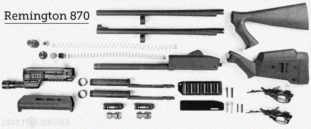 How to reassemble Remington 870 express?