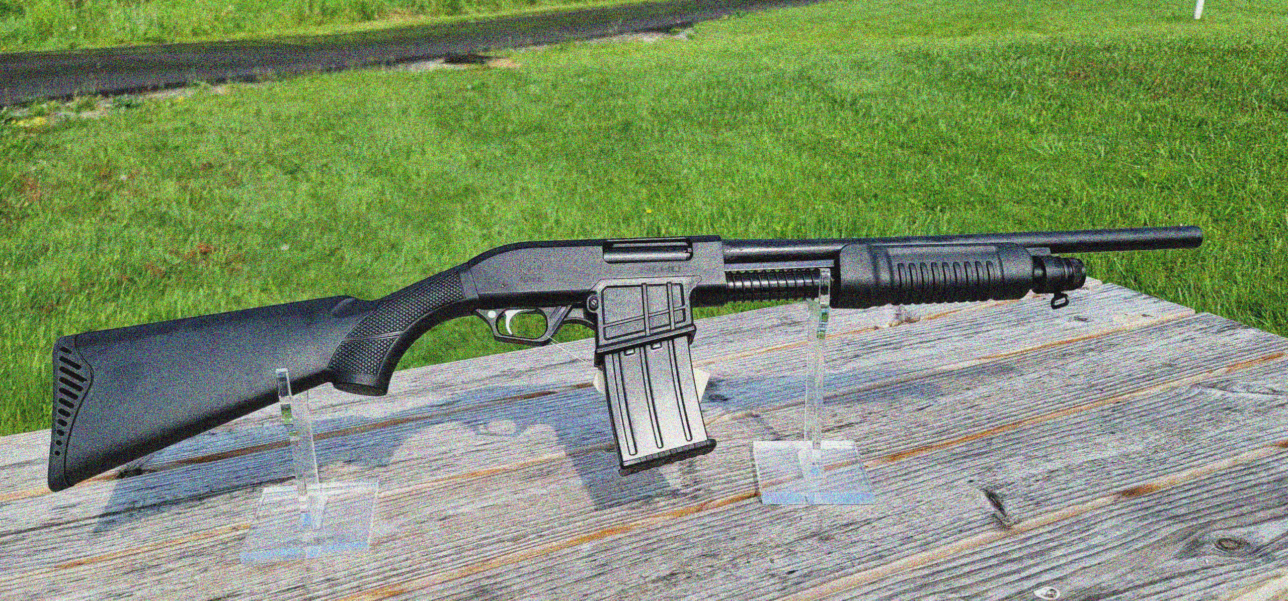 Does a shotgun have a magazine?