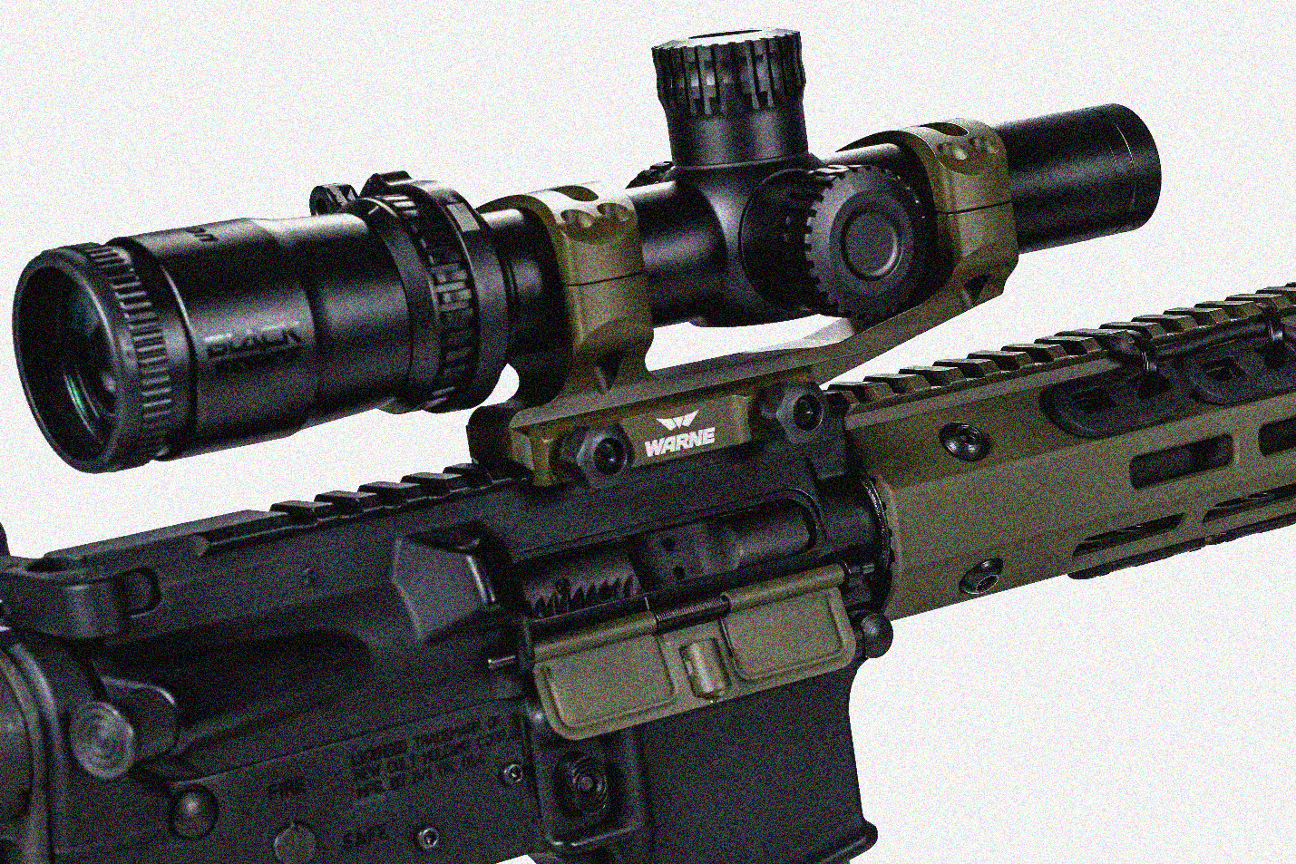 How do you mount a scope on an AR 15?