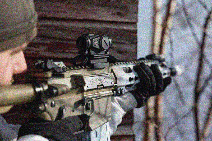How to zero red dot with iron sights?