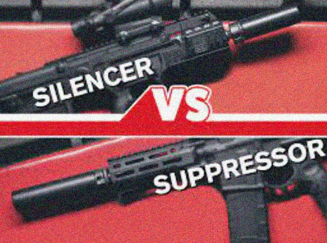 What is the difference between silencer and suppressor?