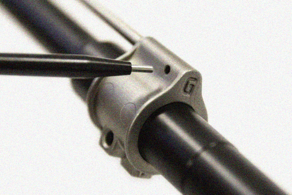 How to remove gas block roll pin?