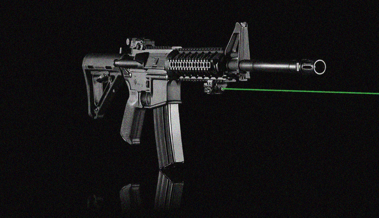 How to sight in laser on AR-15?
