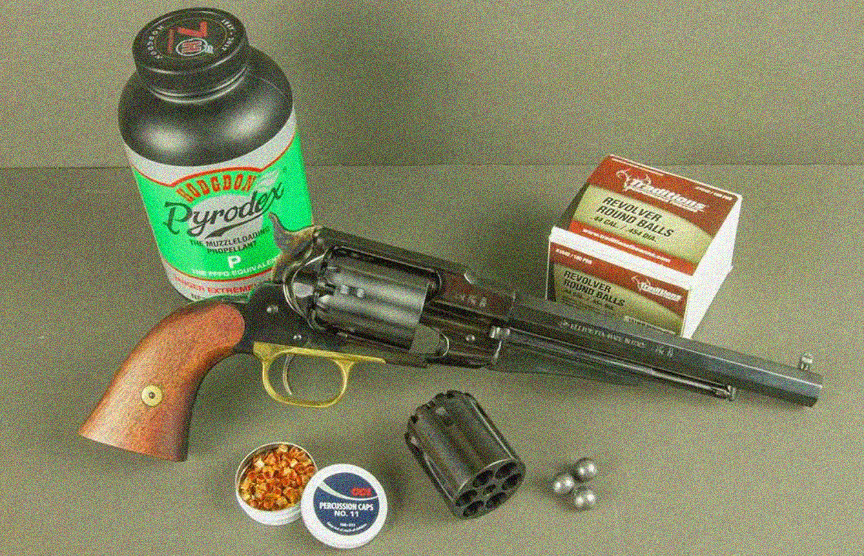 How to load a black powder revolver?