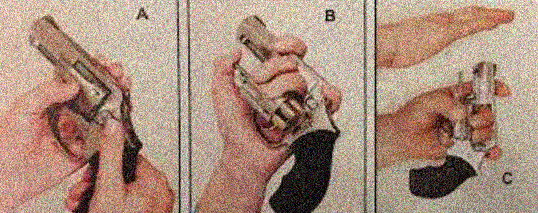 How to unload a double action revolver?