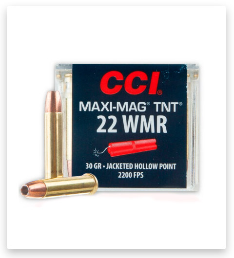 22 WMR - CCI Maxi Mag TNT - 30 Grain JHP - 50 Rounds