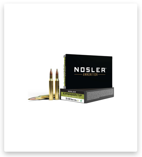 25 06 Remington - Nosler - 100 gr - 20 Rounds