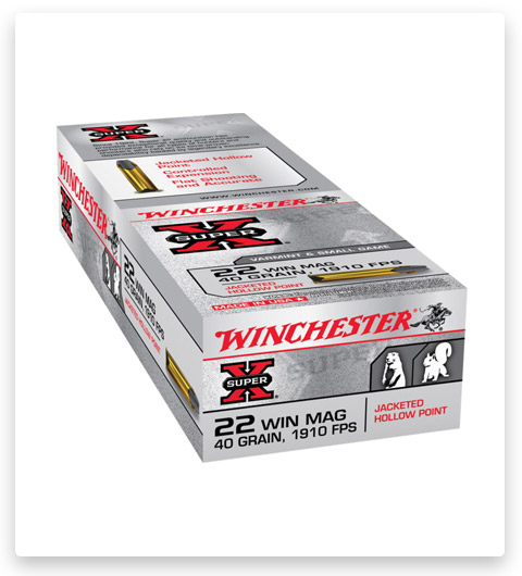 22 WMR - Winchester SUPER-X RIMFIRE - 40 Grain - 50 Rounds