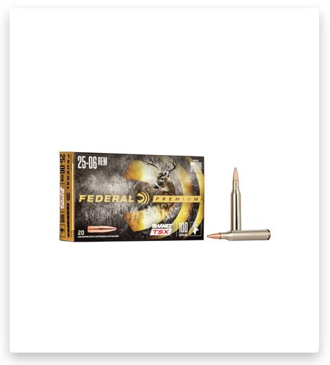 25 06 Remington - Federal Premium Barnes Tsx - 100 gr - 20 Rounds