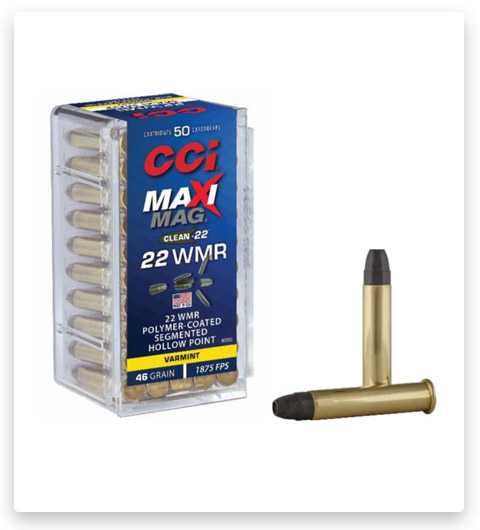 22 WMR - CCI Ammunition Maxi-Mag - 46 Grain - 50 Rounds