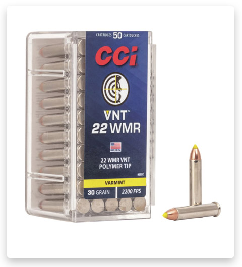 22 WMR - CCI Ammunition VNT™ - 30 Grain - 50 Rounds