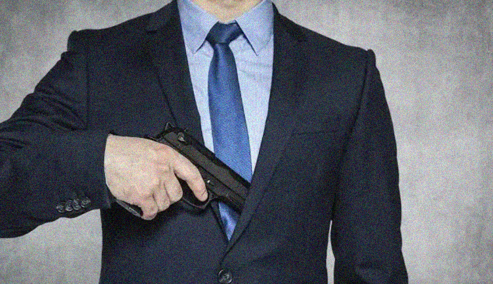 How to conceal carry in a suit?