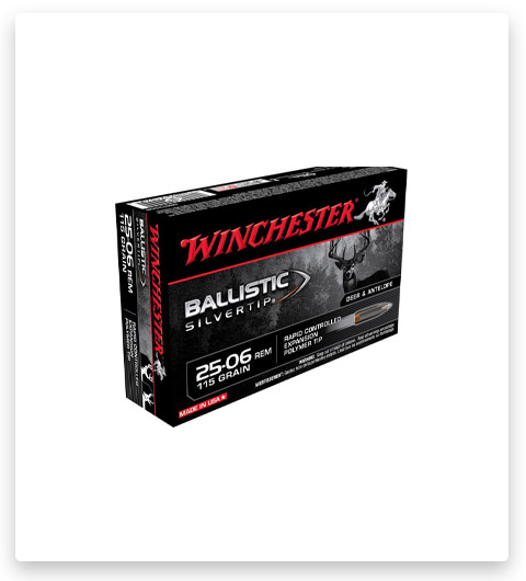 25 06 Remington - Winchester Ballistic Silvertip - 115 gr - 20 Rounds
