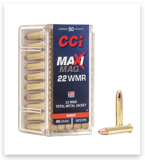 22 WMR - CCI Ammunition Maxi-Mag - 40 Grain - 50 Rounds