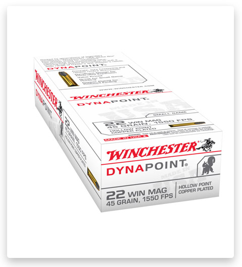 22 WMR - Winchester DYNAPOINT - 45 Grain - 50 Rounds