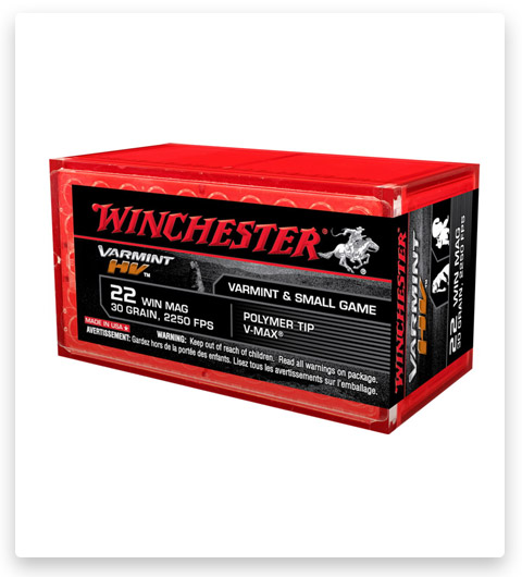  22 WMR - Winchester VARMINT HV - 30 Grain - 50 Rounds