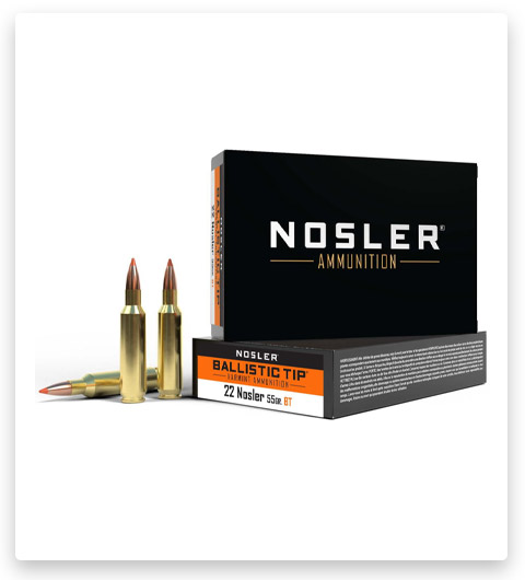 22 Nosler - Nosler Ballistic Tip - 55 Grain  - 20 Rounds
