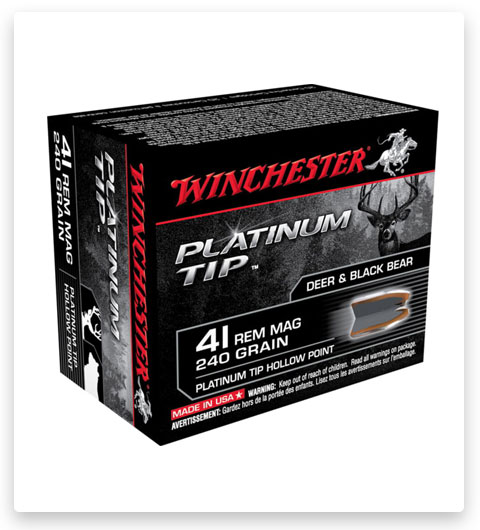 JHP S41PTHP - Winchester Platinum Tip - 41 Rem Magnum - 200 Grain - 20 Rounds