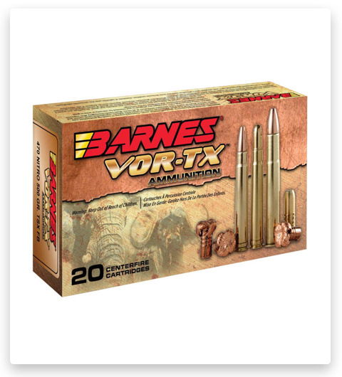 Barnes Vor-Tx Safari - 458 Winchester Magnum - 450 Grain - 20 Rounds
