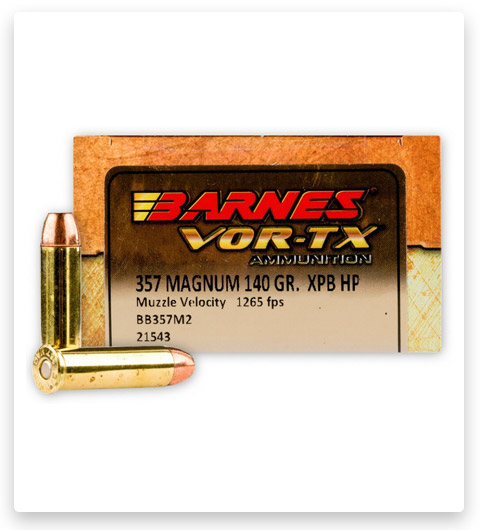 XPB HP - Barnes VOR-TX - 357 Mag - 140 Grain - 20 Rounds