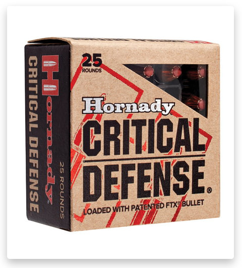 Spitzer - Hornady Critical Defense - 9mm Luger - 115 Grain - 25 Rounds