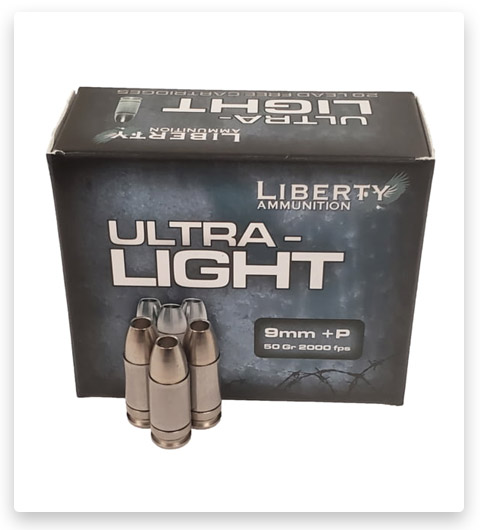 HP - Liberty Ammunition Ultra-Lights - 9mm Luger - 50 Grain - 20 Rounds