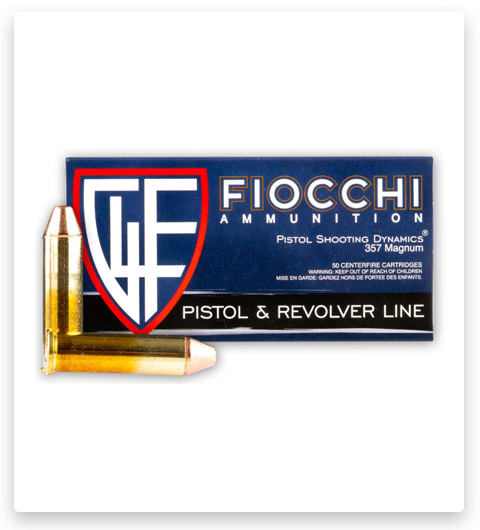 FMJTC - Fiocchi - 357 Mag - 142 Grain - 50 Rounds