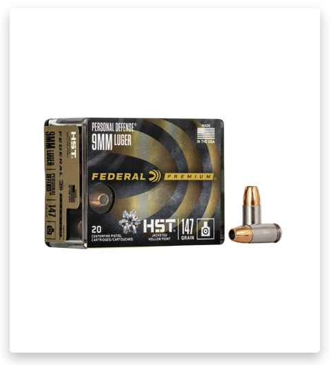 JHP - Federal Premium HST - 9mm Luger - 147 Grain
