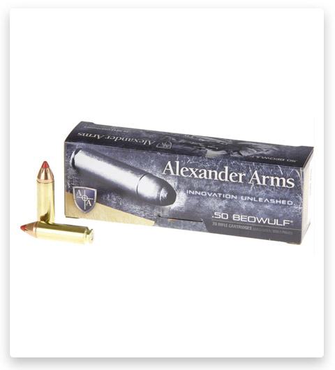FMJ - Alexander Arms Loaded - 50 Beowulf - 300 Grain - 20 Rounds