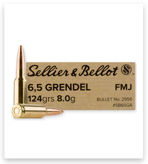 FMJ - Sellier & Bellot - 6.5 Grendel - 124 Grain
