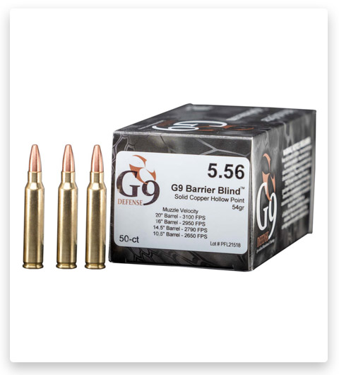 G9 Defense - 5.565.56mm - 54 Grain - 20 Rounds