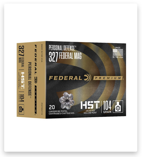 JHP - Federal Premium - 327 Federal Magnum - 105 Grain - 20 Rounds