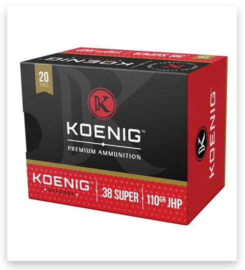 HP - Koenig Defense - 38 Super - 110 Grain